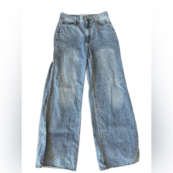 Daze Denim - Women's Daze Studded Blue Denim Jeans